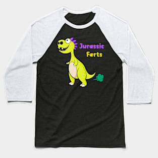 Jurassic Farts Baseball T-Shirt